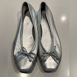 Jessica Simpson Silver Women's Ballet Flats